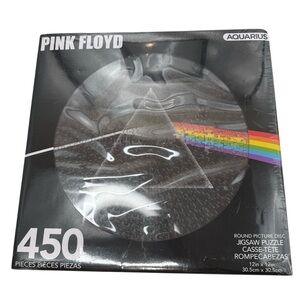Aquarius Pink Floyd Dark Side Record Disc Puzzle (450 Piece Jigsaw Puzzle)